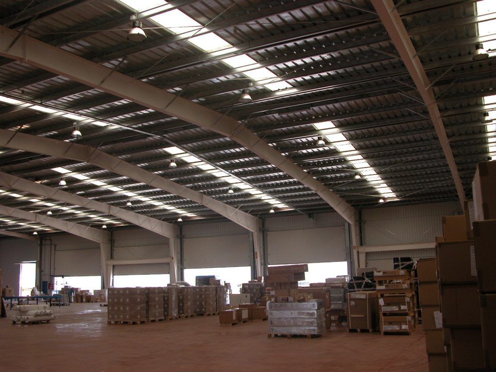 Reforma de nave logistica en Madrid